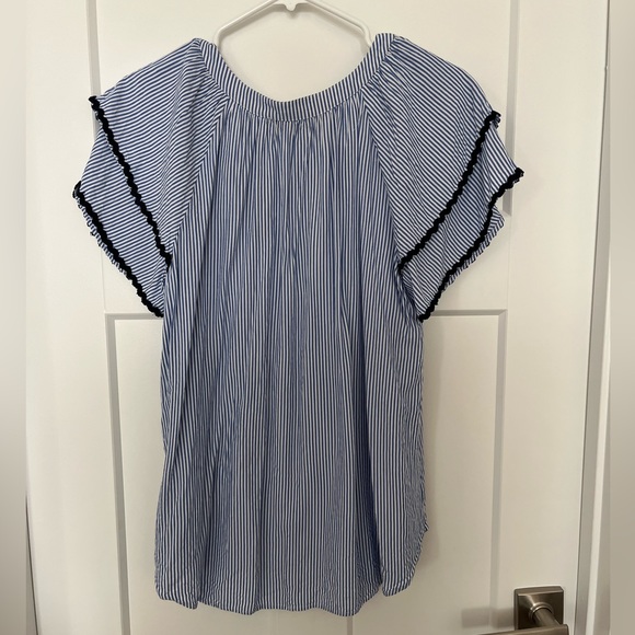 PRICE DROP! ✨ Vintage inspired striped LOFT blouse - Picture 3 of 3